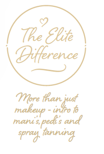 Logo for The Elite Difference offering students to learn more than just makeup at Elite's makeup school in New Zealand